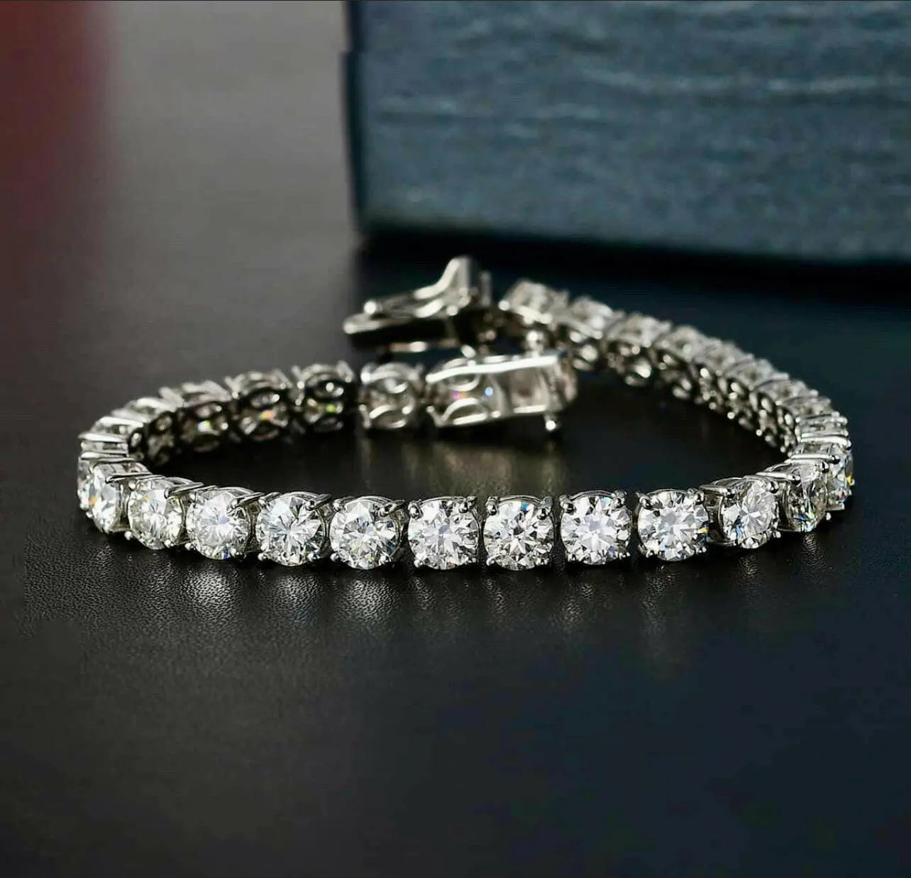 925S & VVS Moissanite Tennis Bracelet