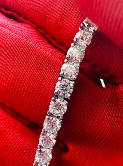 925S & VVS Moissanite Tennis Bracelet