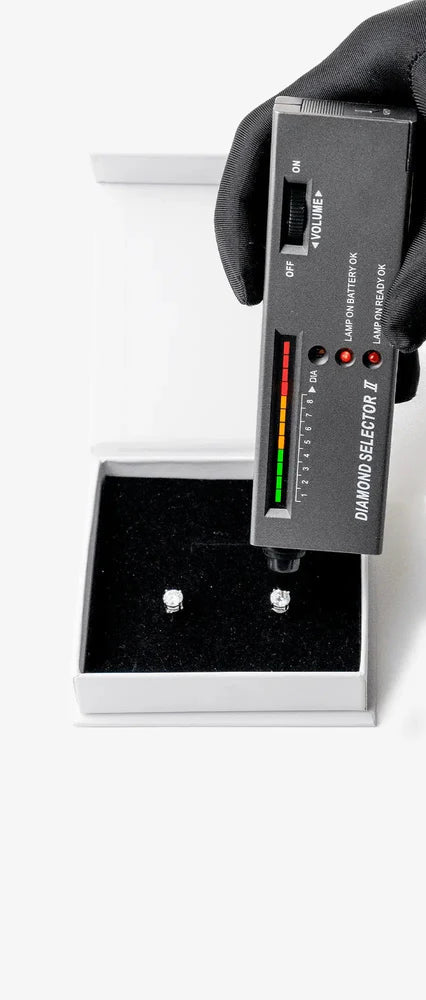925 & VVS Moissanite Stud Earrings